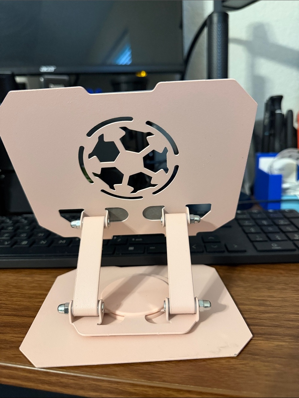 Adjustable Pink  Tablet Stand - Picture 3 of 4